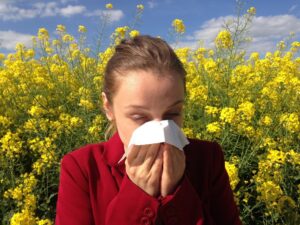Seasonal Allergies can cause hearing loss.